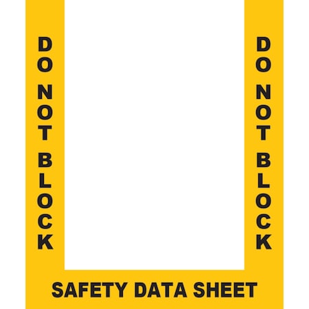 Superior Mark Floor Marking Border Tape, SDS Border 4in , Rubber IN-40-905